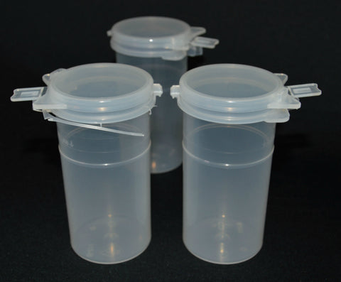 120ml (4oz) Tall Tamper Evident Containers w/ Locking Latch, Chain of Custody & EPA Fill Line, 100/Case