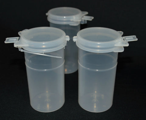 120ml (4oz) Tall Tamper Evident Containers w/ Locking Latch, Chain of Custody & EPA Fill Line, 150/Case