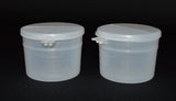 120ml (4oz) 3-Seal Touch-Top Container Jars with Locking-Latch Lids, 100/Case