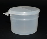 120ml (4oz) 3-Seal Touch-Top Container Jars with Locking-Latch Lids, 100/Case