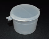 120ml (4oz) 3-Seal Touch-Top Container Jars with Locking-Latch Lids, 150/Case