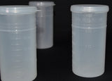 120ml (4oz) 3-Seal Touch-Top Container Vials, Tall with Graduations and EPA Fill Line, 150/Case