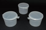 120ml (4oz) 3-Seal Touch-Top Container Jars with Locking-Latch Lids, 100/Case