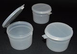 120ml (4oz) 3-Seal Touch-Top Container Jars with Locking-Latch Lids, 100/Case