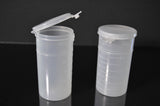 120ml (4oz) 3-Seal Touch-Top Container Vials, Tall with Locking-Latch Lids, 100/Case