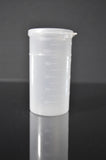 120ml (4oz) 3-Seal Touch-Top Container Vials, Tall with Locking-Latch Lids, 100/Case