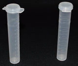 13ml (0.45oz) 3-Seal Touch-Top Container Vials, Tall with Graduations, 250/Case