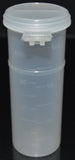 50ml (1.7oz) 3-Seal Touch-Top Container Vials, Tall with Graduations and Locking Latch, 300/Case