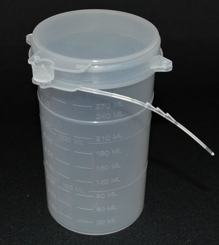 300ml (10oz) 3-Seal Touch-Top Container Vials, Tall with Locking-Latch –  American Bioneer