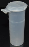 50ml (1.7oz) 3-Seal Touch-Top Container Vials, Tall with Graduations and Locking Latch, 600/Case