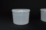 120ml (4oz) 3-Seal Touch-Top Container Jars with Attached Lids, 150/Case