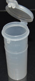 50ml (1.7oz) 3-Seal Touch-Top Container Vials, Tall with Graduations and Locking Latch, 300/Case
