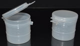 90ml (3oz) 3-Seal Touch-Top Container Jars with Locking Latch Lids, 50/Case