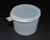 120ml (4oz) 3-Seal Touch-Top Container Jars with Locking-Latch Lids, 100/Case