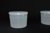 120ml (4oz) 3-Seal Touch-Top Container Jars with Attached Lids, 100/Case