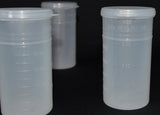 120ml (4oz) 3-Seal Touch-Top Container Vials, Tall with Graduations and EPA Fill Line, 50/Case