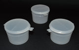 120ml (4oz) 3-Seal Touch-Top Container Jars with Locking-Latch Lids, 50/Case