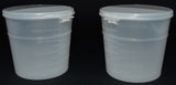 240ml (8oz) 3-Seal Touch-Top Containers with Graduations and Locking Latch, 100/Case