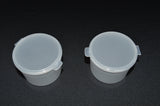 120ml (4oz) 3-Seal Touch-Top Container Jars with Attached Lids, 50/Case
