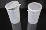 300ml (10oz) 3-Seal Touch-Top Container Vials, Tall with Locking-Latch Lids, 100/Case