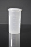120ml (4oz) 3-Seal Touch-Top Container Vials, Tall with Locking-Latch Lids, 150/Case