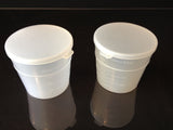 240ml (8oz) 3-Seal Touch-Top Container Jars with Attached Lids, 100/Case